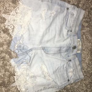 Blue shorts